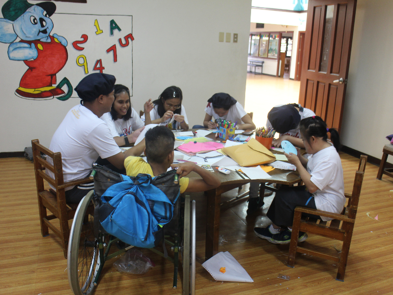 Batangas State University Trainees at Chosen Children Village