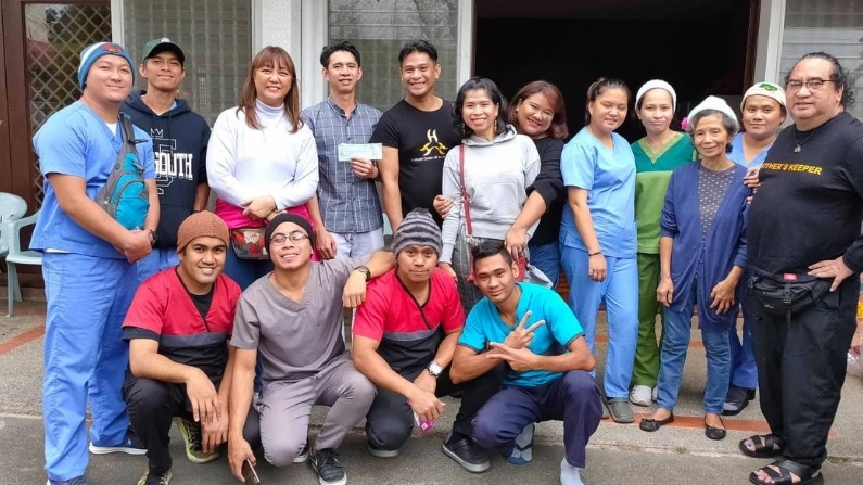 Chosen Children Village Caregivers with Donors in Baguio
